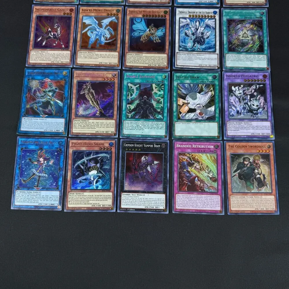lot of 20 yu-gi-oh! holo cards vintage/modern 1st edition/regular yugioh